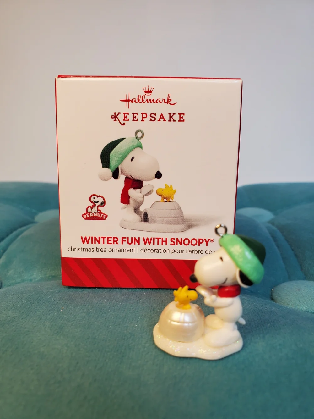 Hallmark Keepsake Mini Ornament Winter Fun with Snoopy 17th Series 2014 QXM8503
